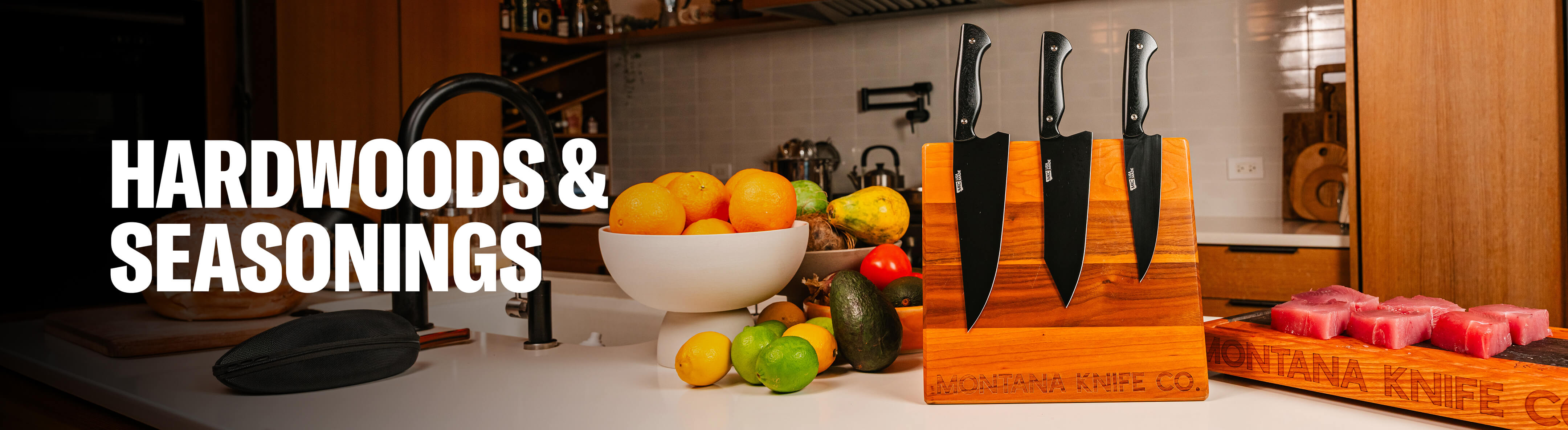 HARDWOODS + SEASONINGS