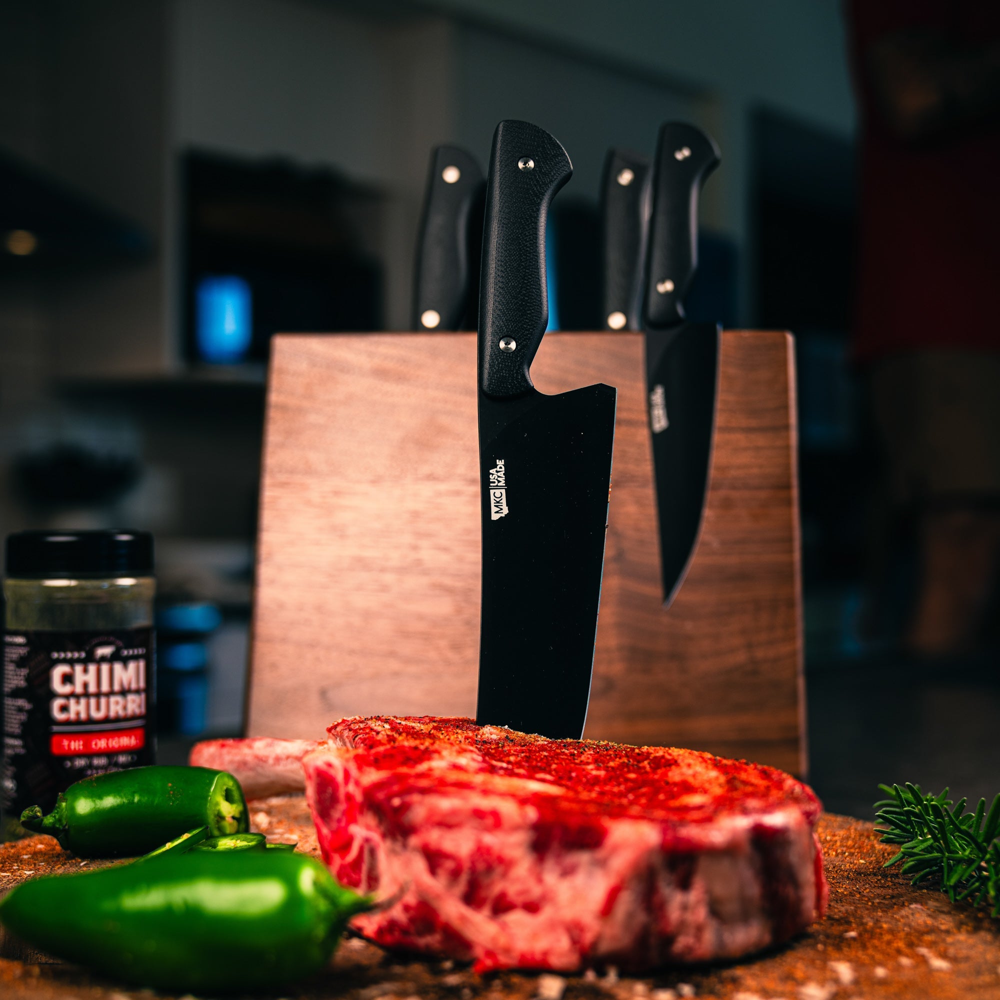 SMITH RIVER SANTOKU - BLACK